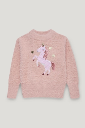 Jumpers C&A Unicorn Shiny ροζ | APXZES-618