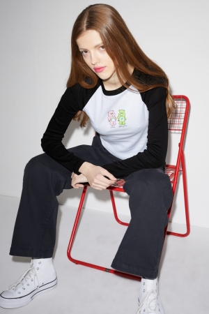 Αριστος C&A Clockhouse Cropped Long Sleeve Care Bears ασπρα | VHICXD-145