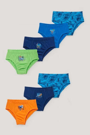 εσωρουχα C&A Multipack Of 7 Jurassic World Briefs Organic βαμβακερα ανοιχτο μπλε | JSCDIL-792