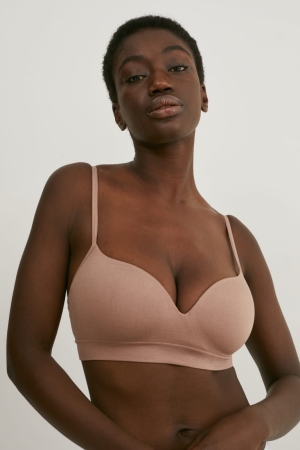 εσωρουχα C&A Non-wired Bra Με Επένδυση Seamless Nougat | YOPECT-825