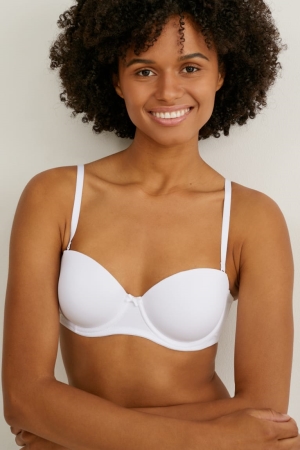 εσωρουχα C&A Underwire Bra Balconette Με Επένδυση Lycra® ασπρα | IPDAYJ-609