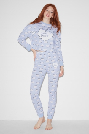 νυχτικά C&A Clockhouse Pyjama Care Bears ανοιχτο μπλε | BVRKLF-316