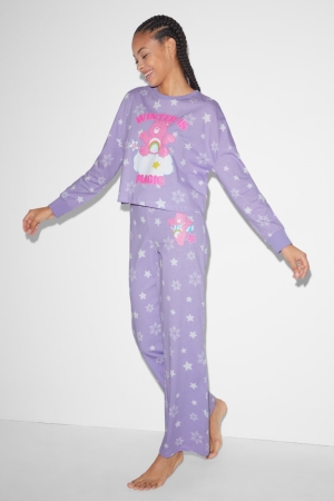 νυχτικά C&A Clockhouse Pyjama Care Bears μωβ | FIVNBO-834