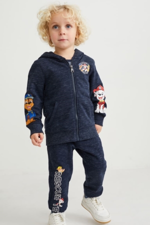 παντελόνι C&A Paw Patrol Set Zip-through And Joggers 2 Piece σκούρο μπλε | LIPRCQ-861