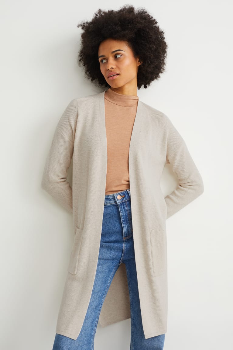 Cardigan C&A Basic Creme | KBLZAO-602