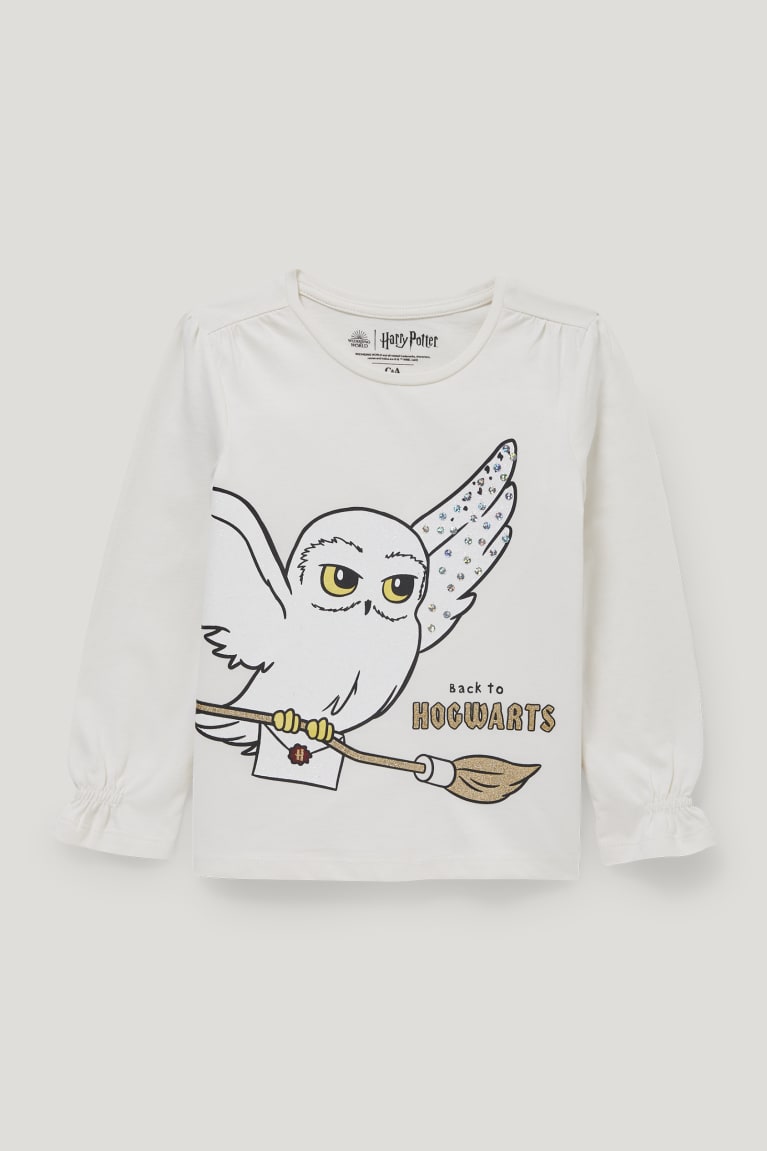 Αριστος C&A Harry Potter Long Sleeve ασπρα | FQBRYK-638