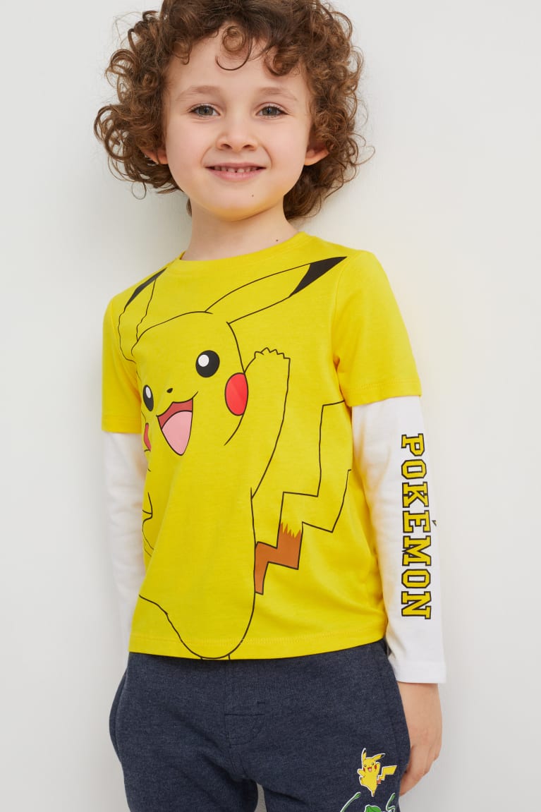 Αριστος C&A Pokémon Long Sleeve κίτρινα | QJNLDG-672