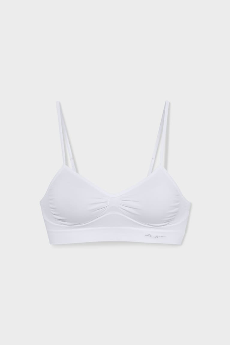 εσωρουχα C&A Bralette Seamless ασπρα | RHEZQX-782