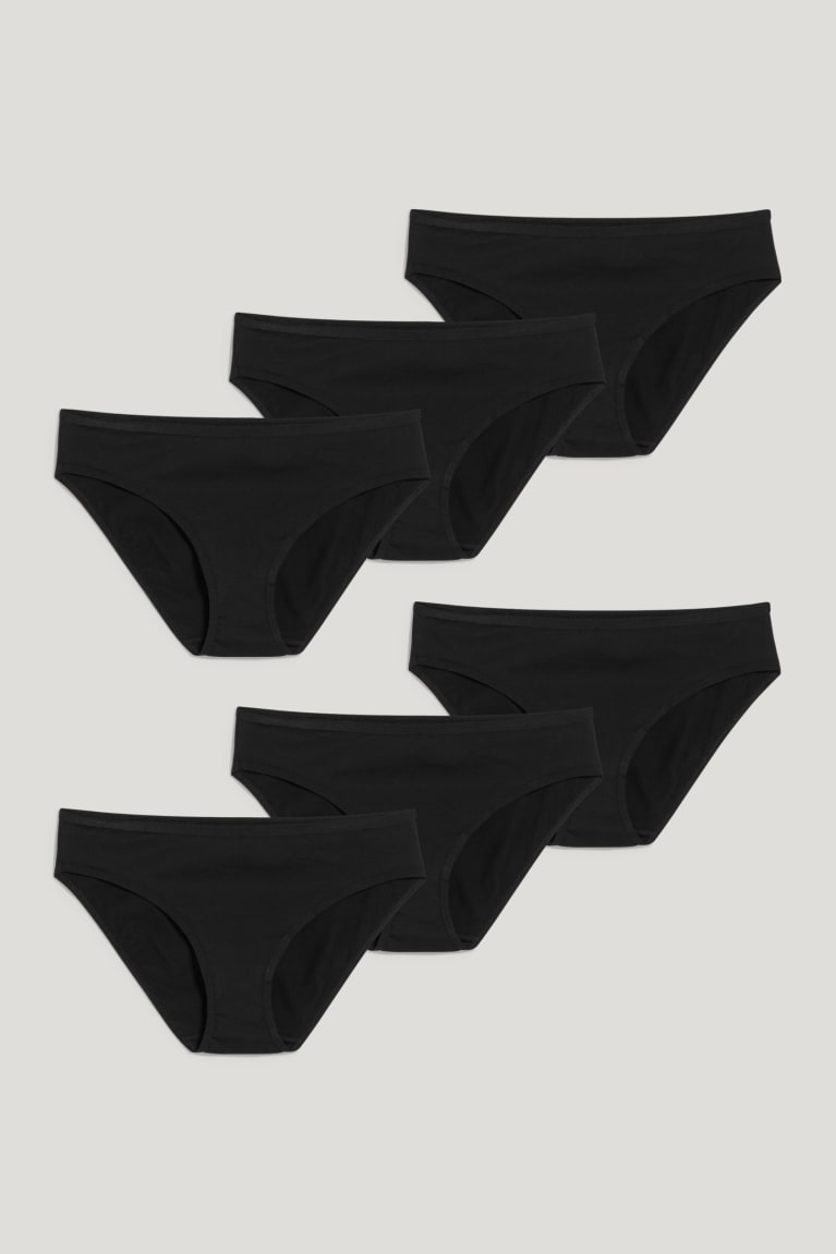 εσωρουχα C&A Multipack Of 6 Briefs Lycra® μαυρα | PIOETJ-342