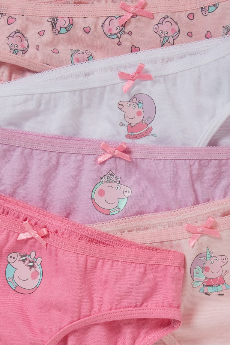 εσωρουχα C&A Multipack Of 7 Peppa Pig Briefs Organic βαμβακερα ροζ | JVYFIT-359