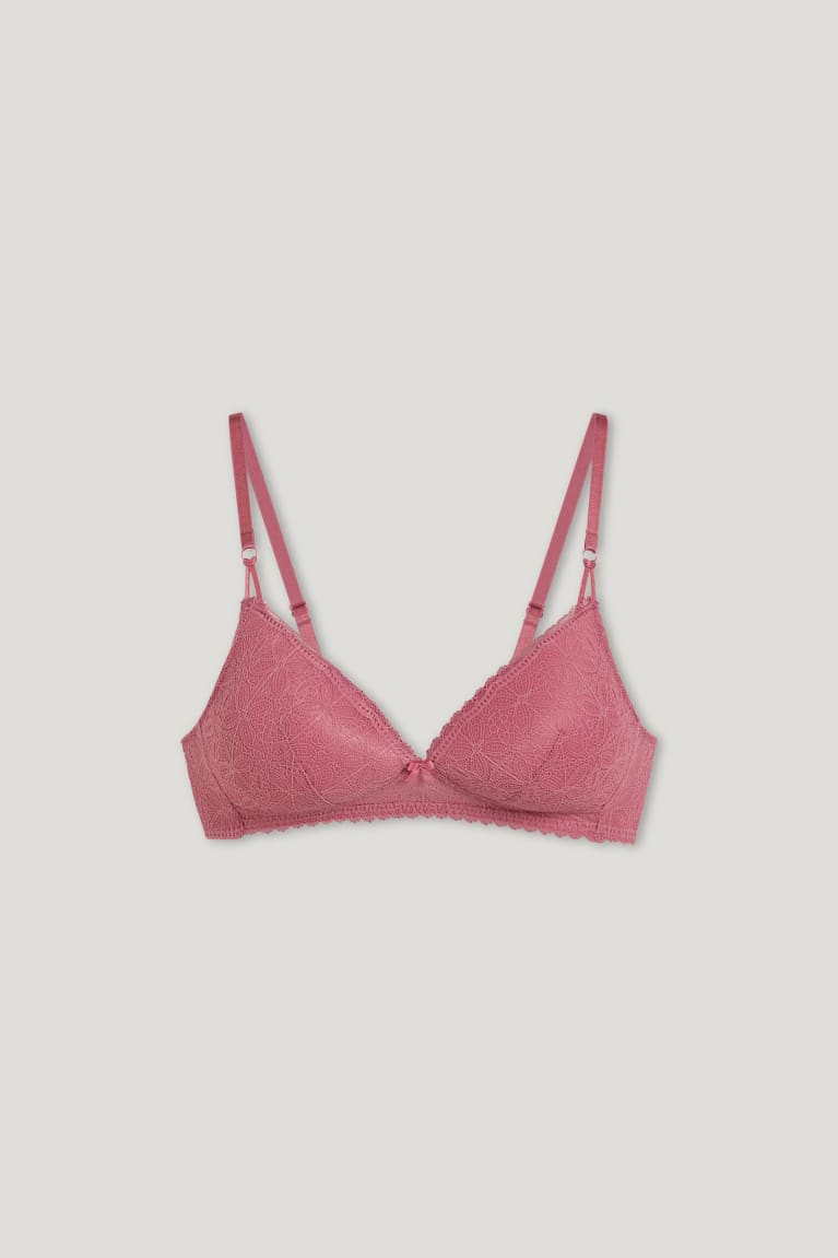 εσωρουχα C&A Non-wired Bra Με Επένδυση Lycra® ροζ | AIDOUH-916