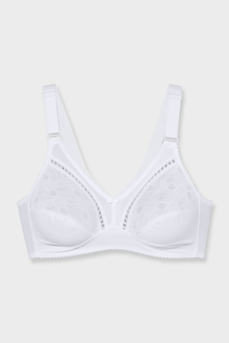 εσωρουχα C&A Non-wired Minimiser Bra ασπρα | YAOFWU-196