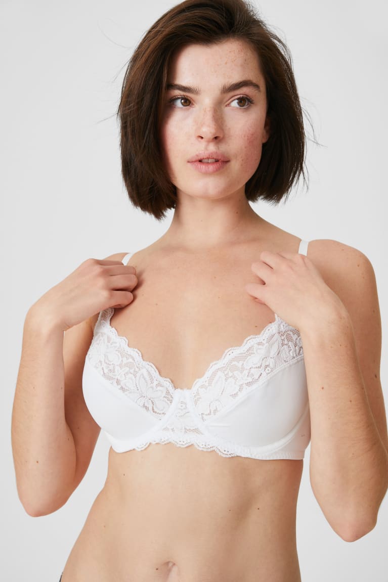 εσωρουχα C&A Underwire Bra Full Coverage ασπρα | VUYQGL-091