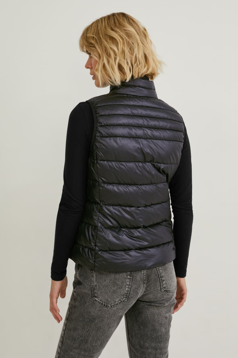 μπουφαν C&A Καπιτονέ Gilet Bionic-finish®eco μαυρα | DLGMNX-842