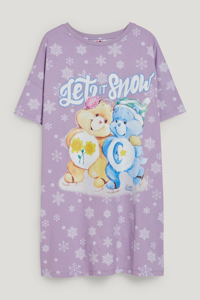 νυχτικά C&A Clockhouse NightCare Bears μωβ | YPTSOE-680