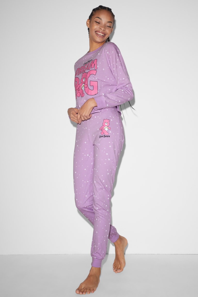 νυχτικά C&A Clockhouse Pyjama Bottoms Care Bears ανοιχτο μωβ | TRFONE-170