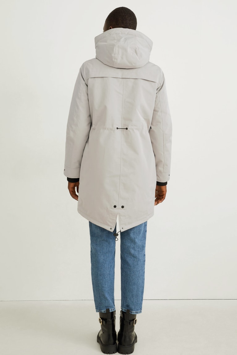 παλτό C&A Parka With Hood Creme | HCJFSK-653