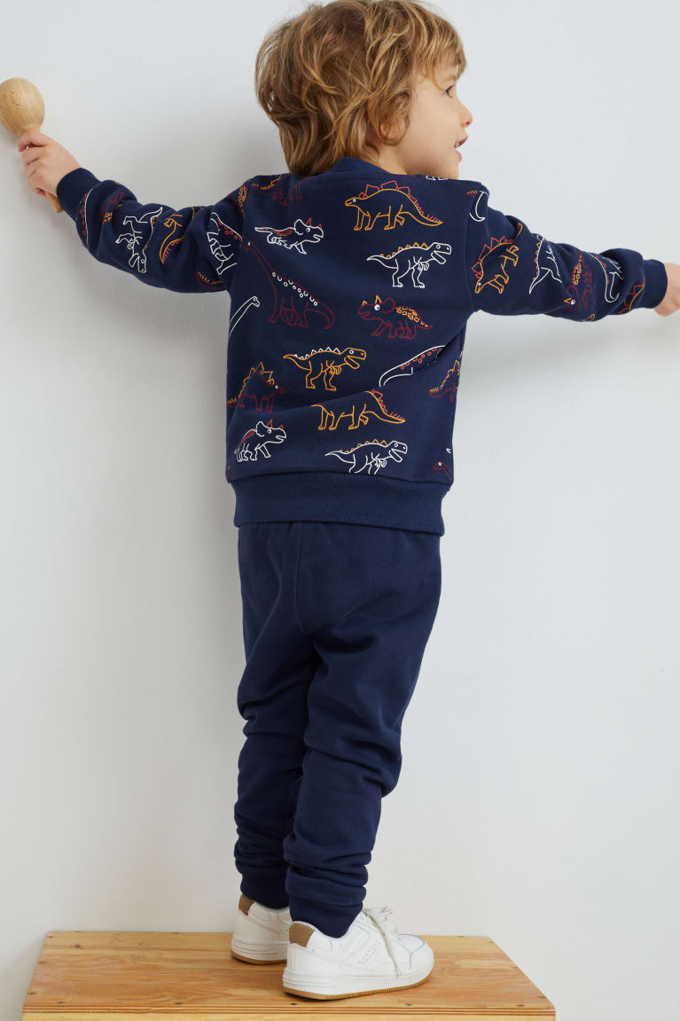 παντελόνι C&A Dinosaur Set And Joggers 2 Piece σκούρο μπλε | DMSIJV-789