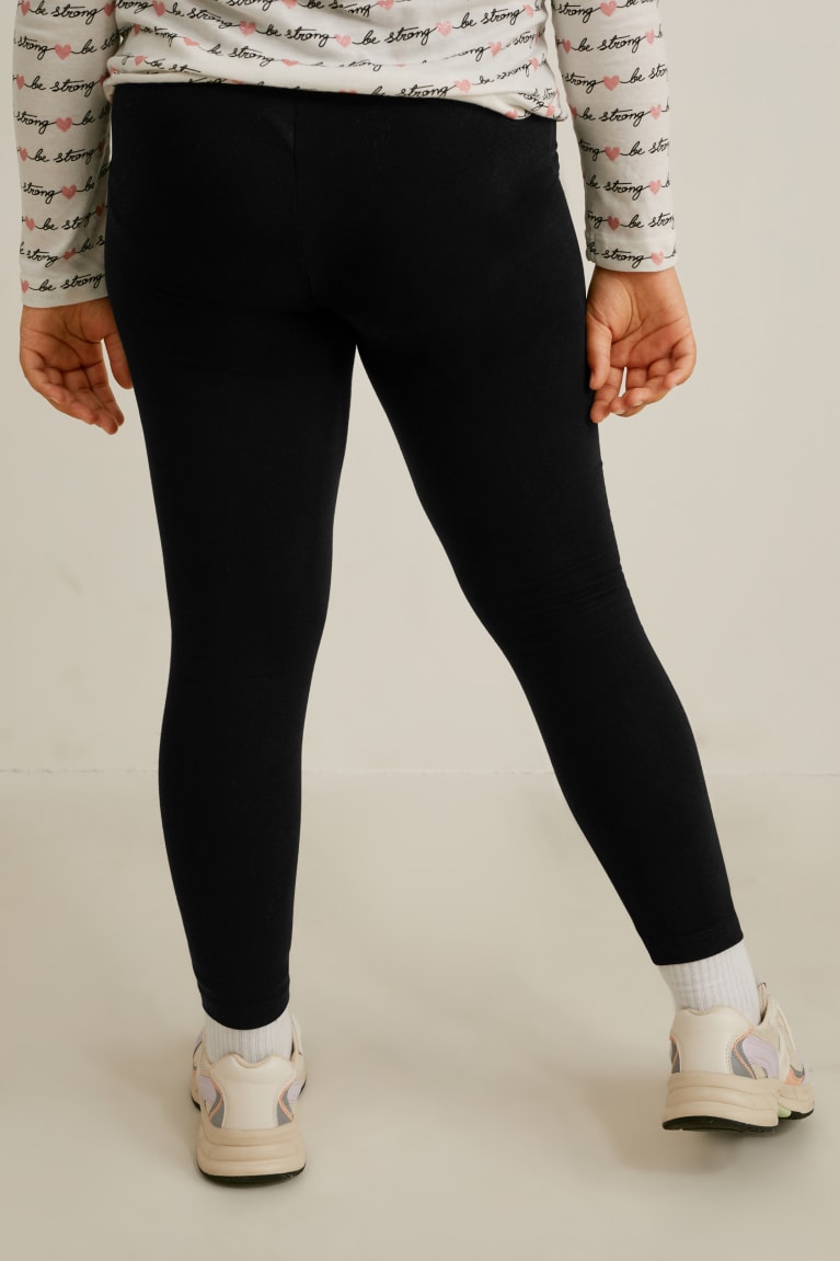 παντελόνι C&A Extended Sizes Multipack Of 3 Leggings μαυρα | LINGFQ-798