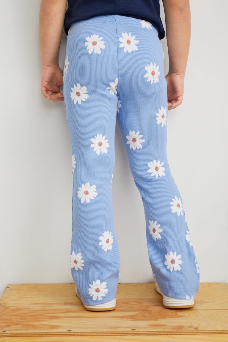 παντελόνι C&A Leggings Floral μπλε | LPINRS-623