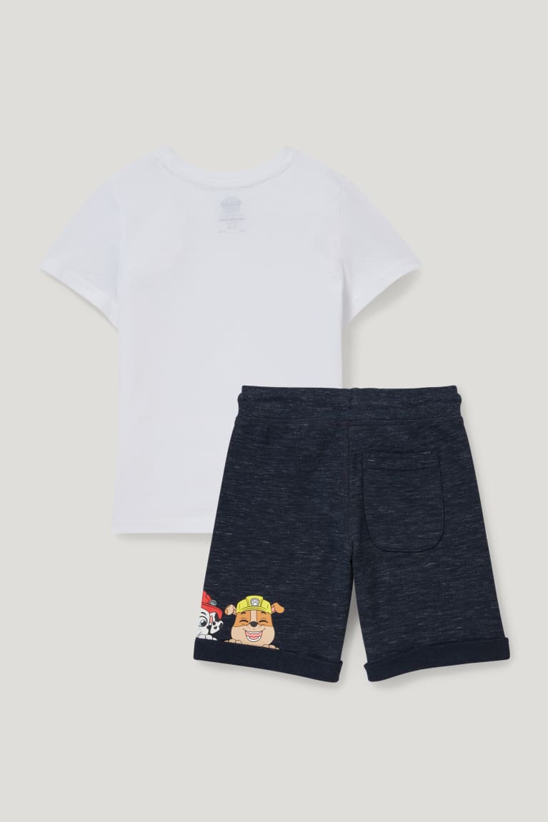 παντελόνι C&A Paw Patrol Set Sleeve And Sweat 2 Piece ασπρα | XJEUFS-437