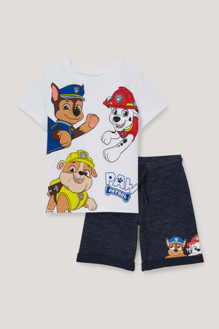 παντελόνι C&A Paw Patrol Set Sleeve And Sweat 2 Piece ασπρα | XJEUFS-437