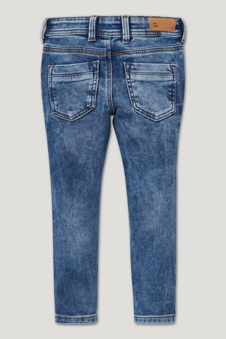 τζιν παντελονι C&A Super Κοκαλιάρης Jog Denim Organic βαμβακερα μπλε | ZQMHBS-345