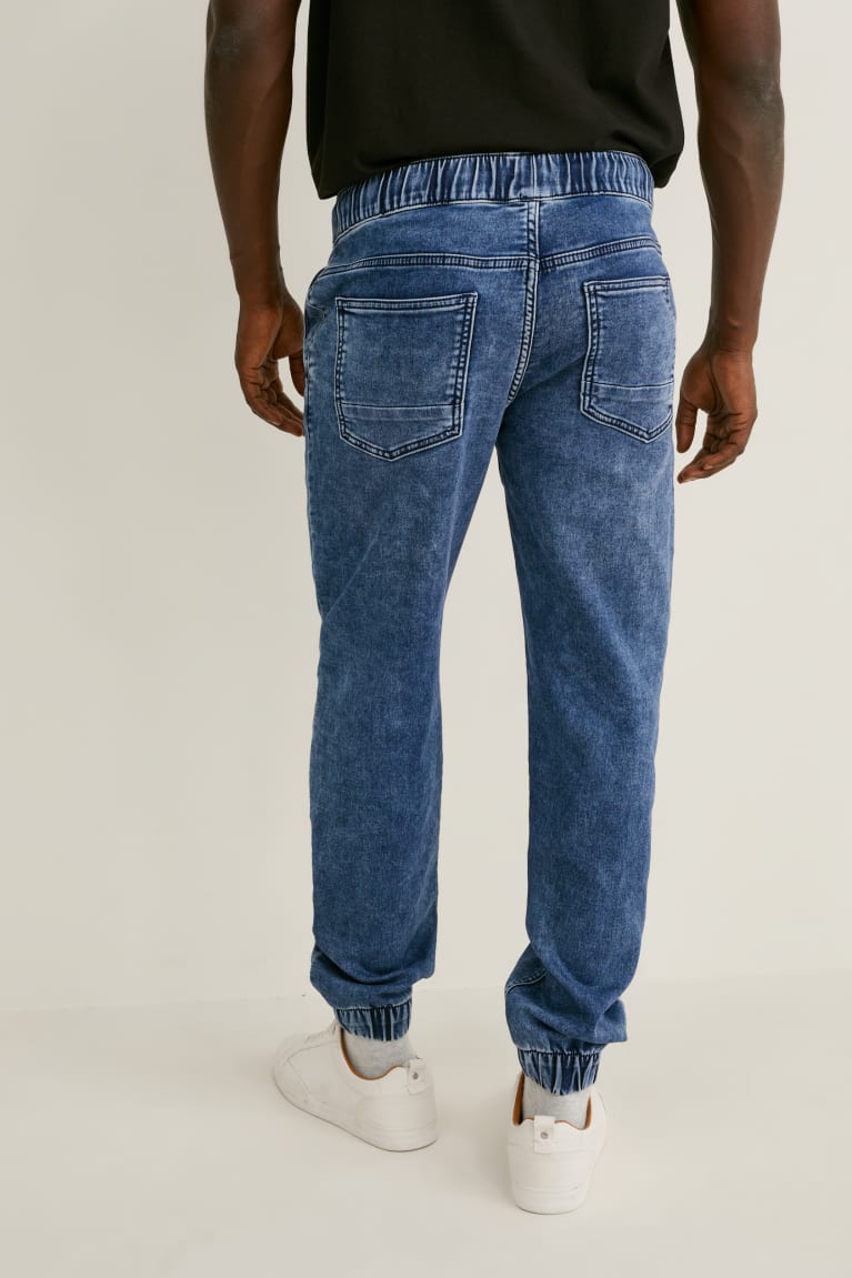 τζιν παντελονι C&A Tapered Flex Jog Denim μπλε σκούρο μπλε | LECHAQ-897