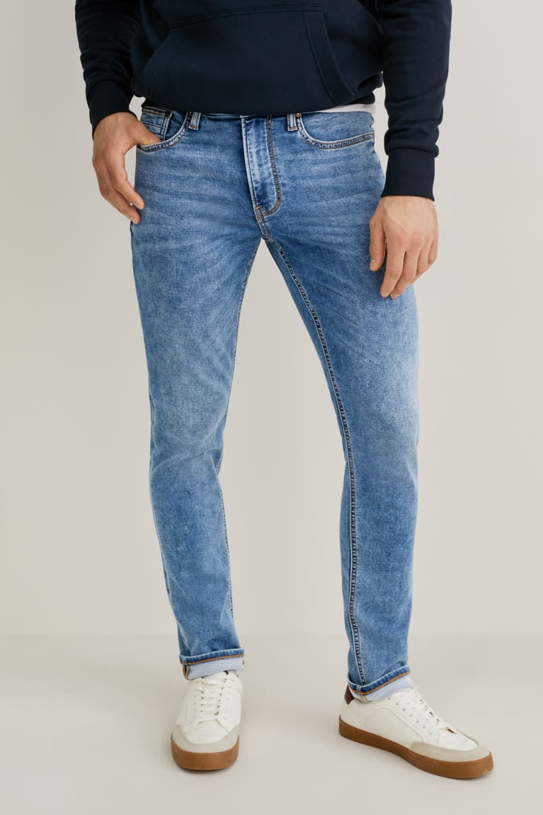 τζιν παντελονι C&A Κοκαλιάρης Flex Jog Denim Lycra® μπλε | MCXHSJ-498