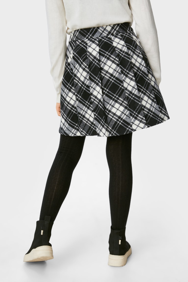 φουστεσ C&A Set Flannel And Tights 2 Piece μαυρα | PDWVNB-389